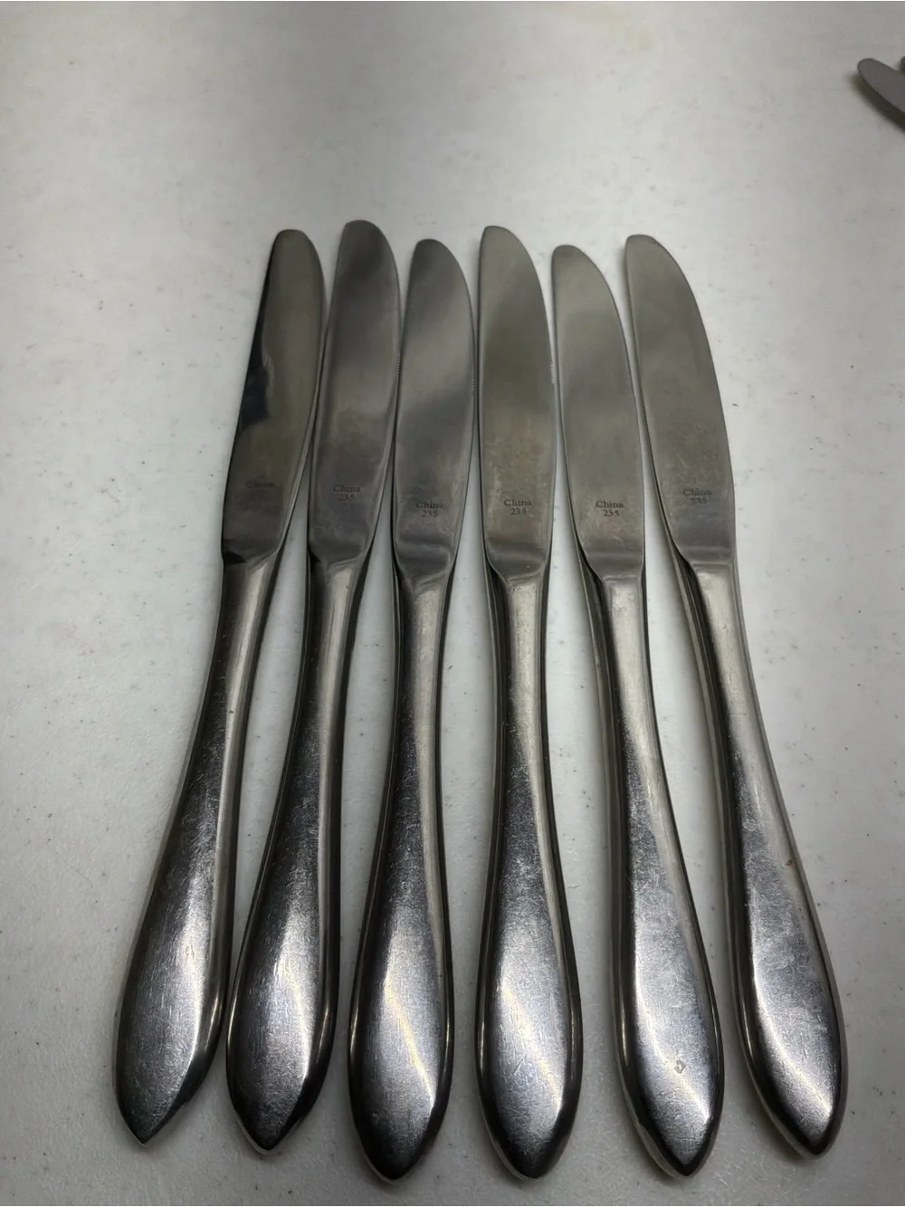 Hampton Silversmiths Stainless Steel Butter Knives Set of 12